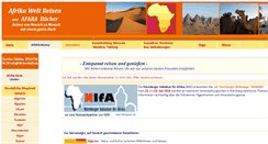 Desktop Screenshot of afrika-welt-reisen.de