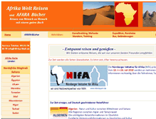 Tablet Screenshot of afrika-welt-reisen.de